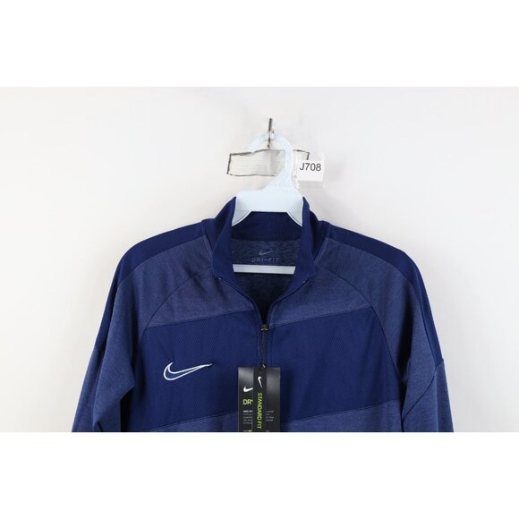New Nike Boys Size Large Color Block Soccer Football Warm Up Track Jacket Blue - Picture 2 of 14